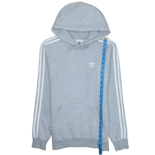 adidas Men’s Grey XS Pullover Hoodie Regular Fit Sports Fleece