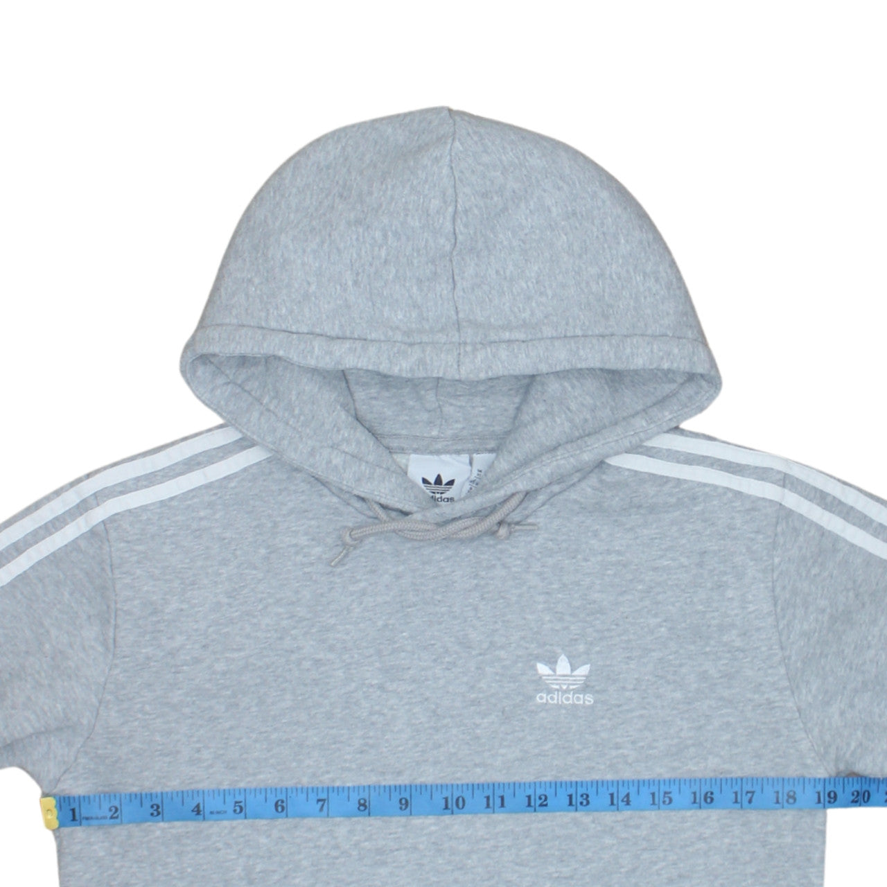 adidas Men’s Grey XS Pullover Hoodie Regular Fit Sports Fleece