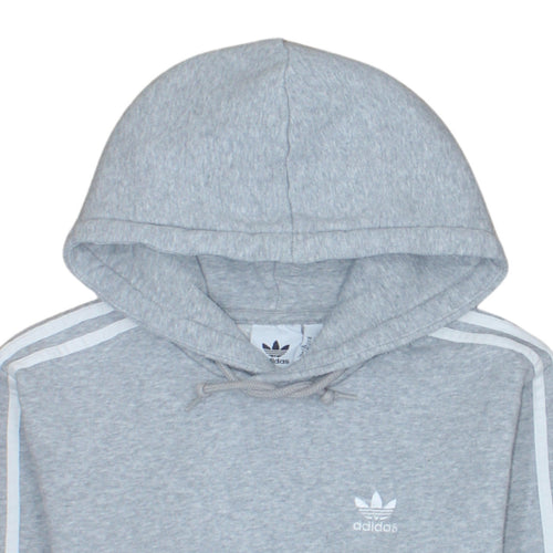 adidas Men’s Grey XS Pullover Hoodie Regular Fit Sports Fleece