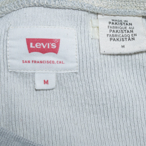 Levi's Men's Grey Pullover Crew Neck Sweatshirt Size M