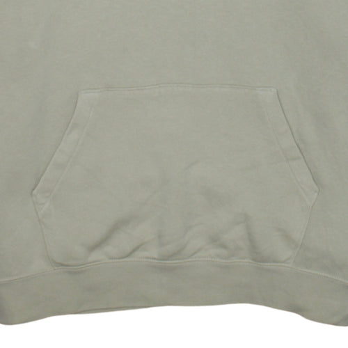 Nike Men's Beige XL Pullover Hoodie with Logo and Kangaroo Pocket