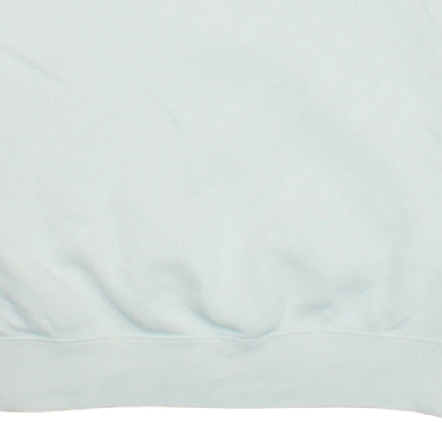 Nike Men's White 1/4 Zip Fleece Sweatshirt Small