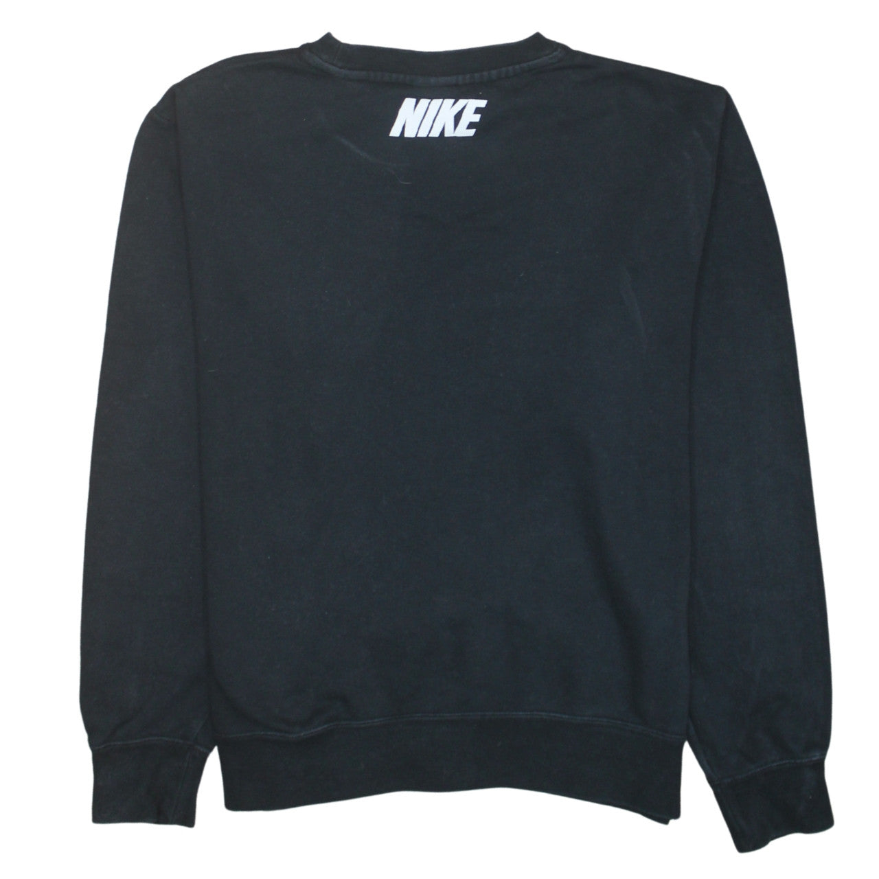 Nike Women's Black M Crew Neck Pullover Sweatshirt with Logo