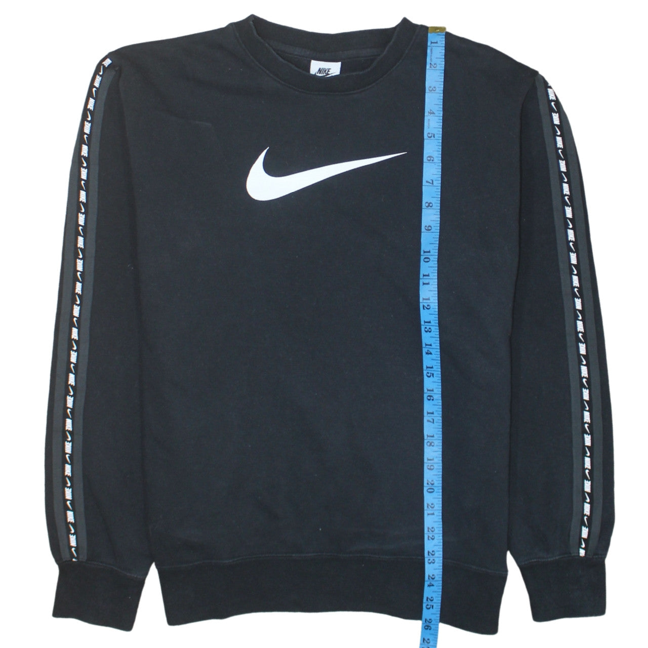 Nike Women's Black M Crew Neck Pullover Sweatshirt with Logo