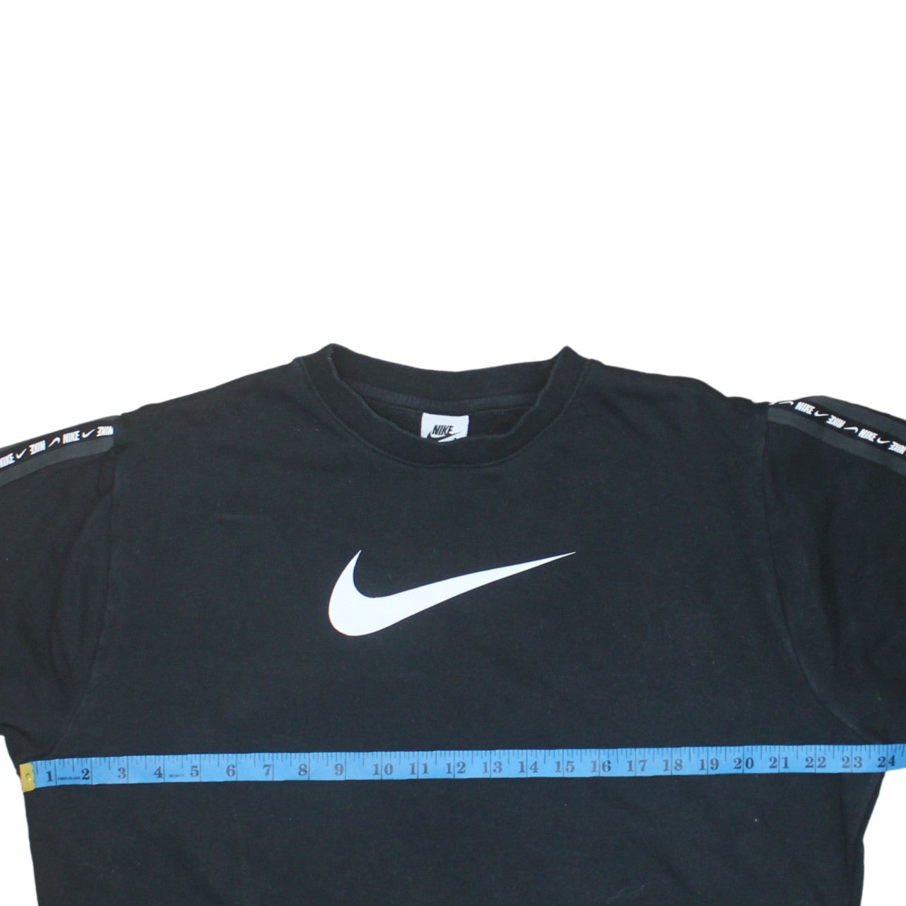 Nike Women's Black M Crew Neck Pullover Sweatshirt with Logo