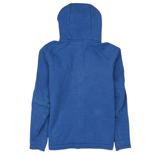 Nike Men's Blue Full Zip Hoodie Size M Cotton Blend
