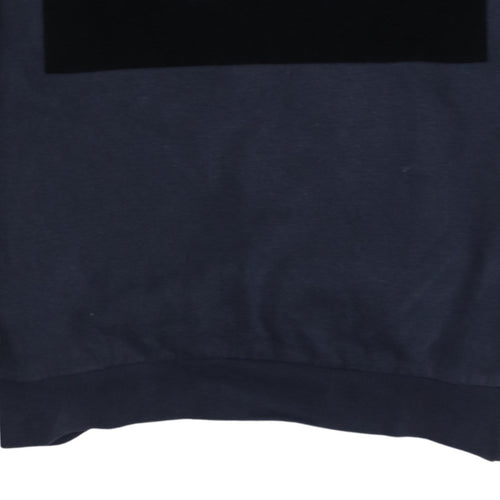 Calvin Klein Jeans Men's Blue XS Pullover Logo Sweatshirt