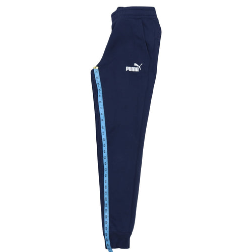 Puma Men's Blue M Jogger Sweatpants Tapered Fit Activewear