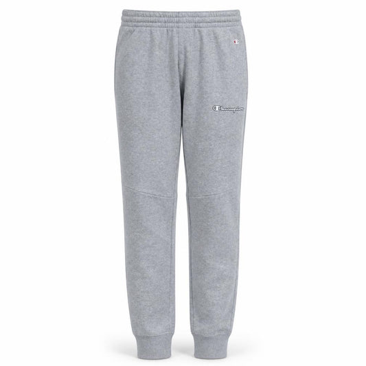 Front view of Champion Men's Grey XS Jogger Sweatpants with Elastic Waist