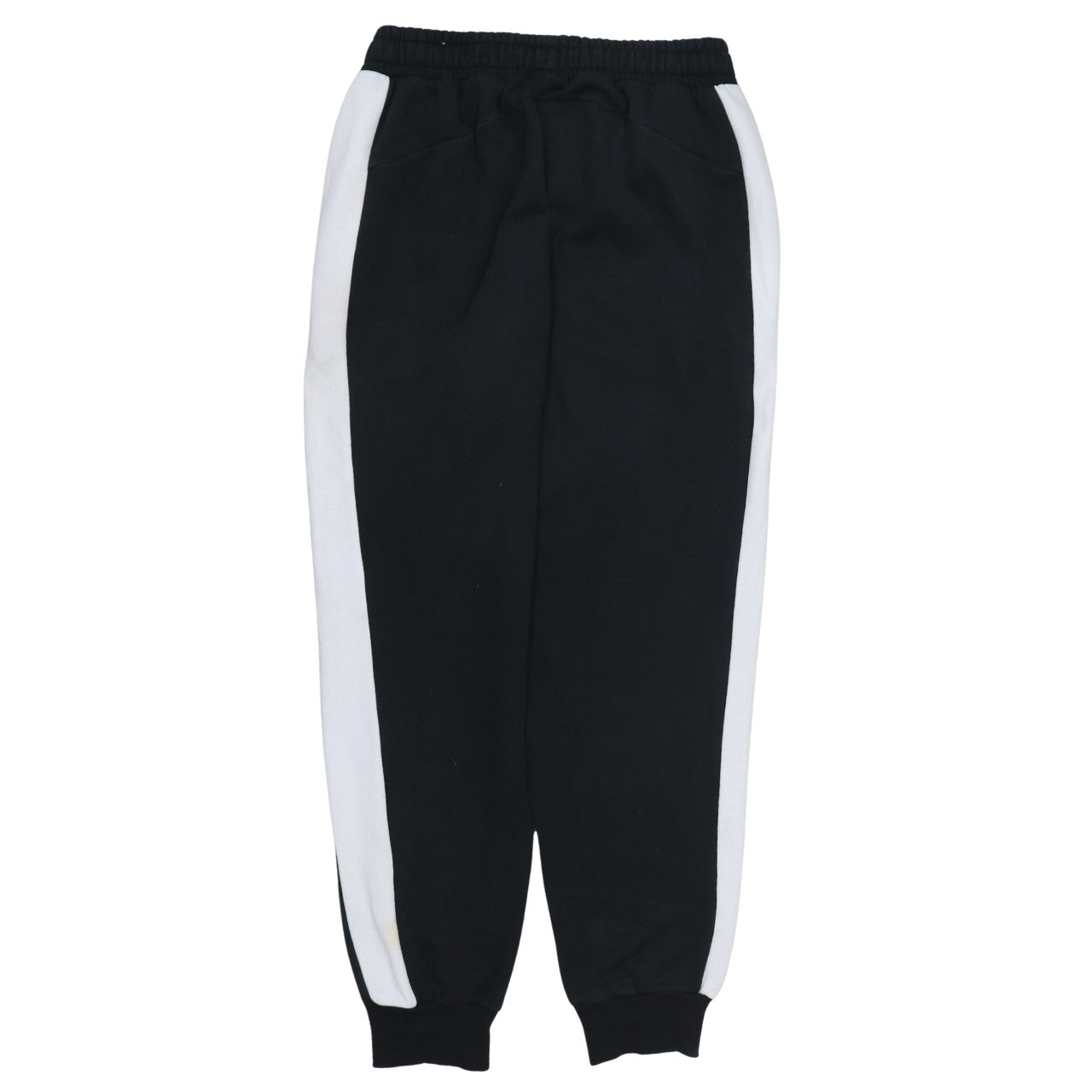 Puma Men's Black Jogger Trousers M Side Stripe Fleece Track Pants