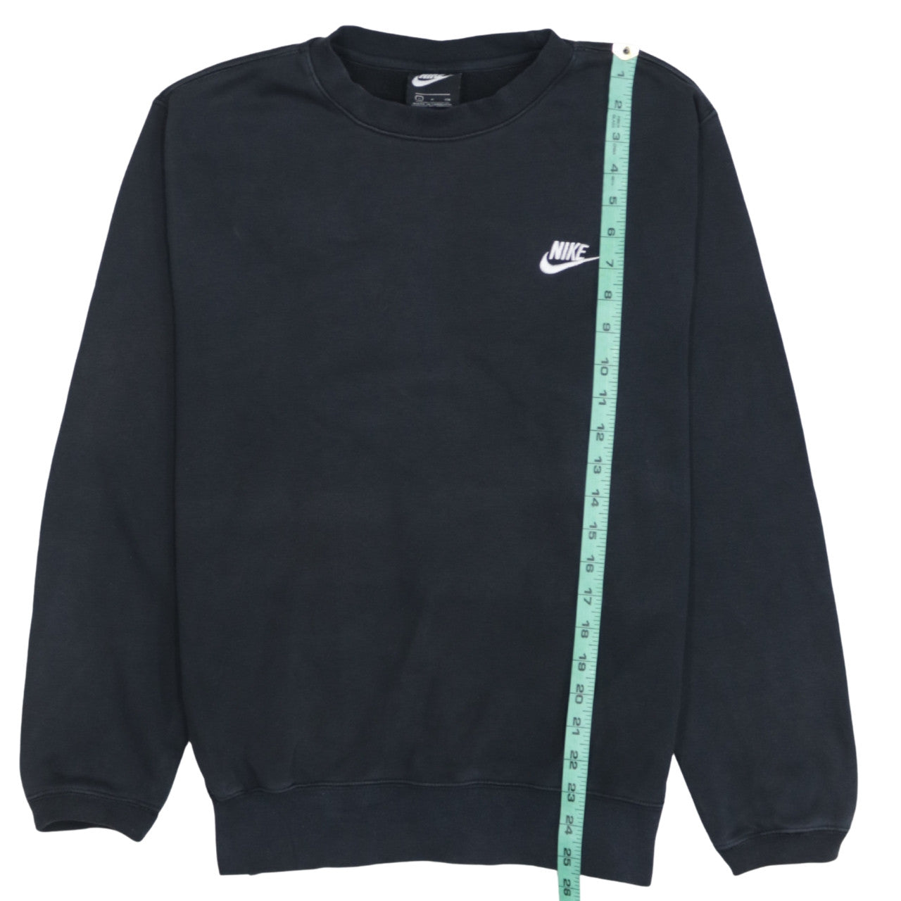 Nike Women’s Black Small Pullover Sweatshirt Crew Neck Cotton Blend