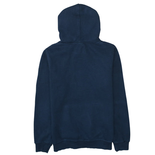 Champion Teens Blue Pullover Hoodie M Embroidered Logo Fleece