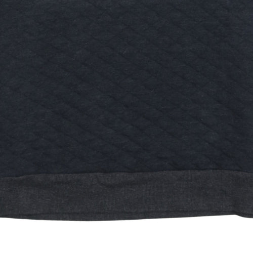 Tommy Hilfiger Men’s Grey Quilted Crew Neck Sweatshirt M