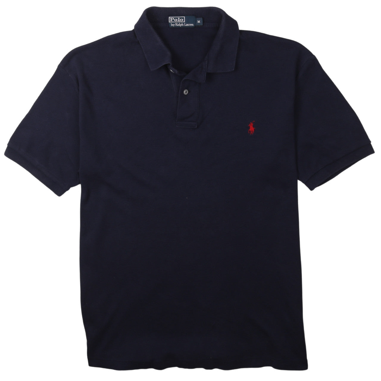 Ralph Lauren Men's Blue Cotton Short Sleeve Polo Shirt M