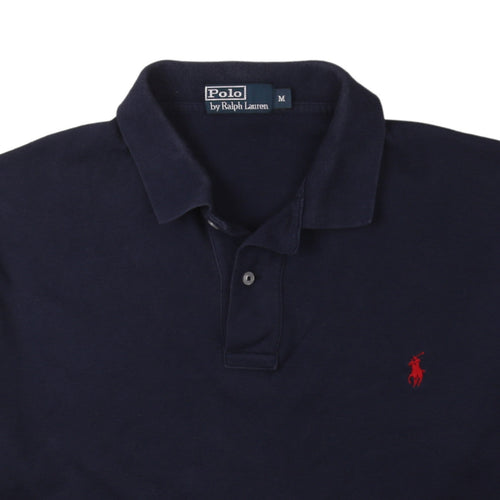Ralph Lauren Men's Blue Cotton Short Sleeve Polo Shirt M