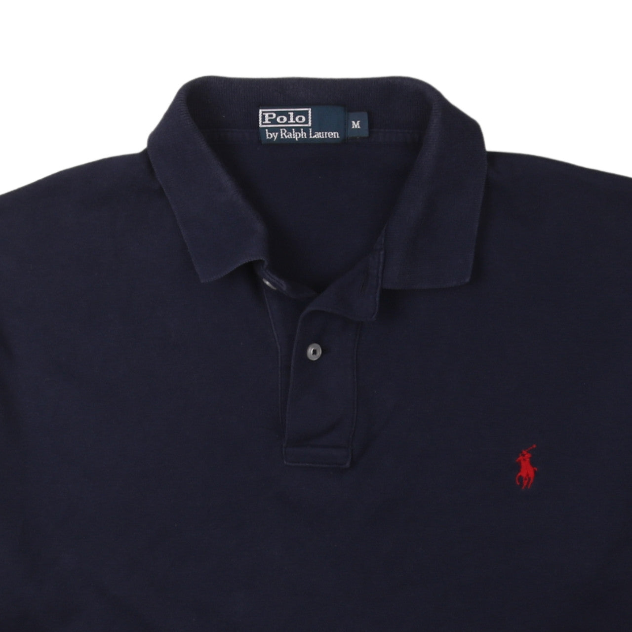 Ralph Lauren Men's Blue Cotton Short Sleeve Polo Shirt M