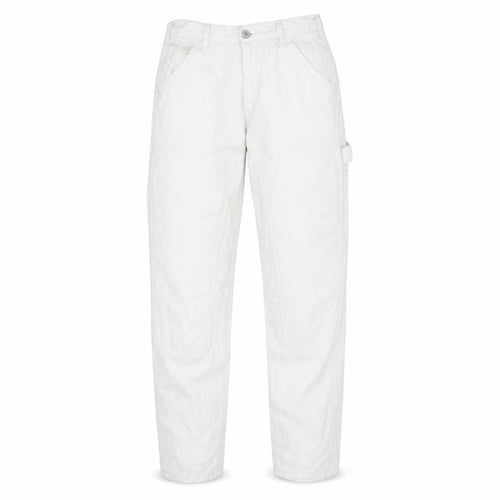 J. Galt Women's White Cargo Jeans Size S Relaxed Fit Cotton
