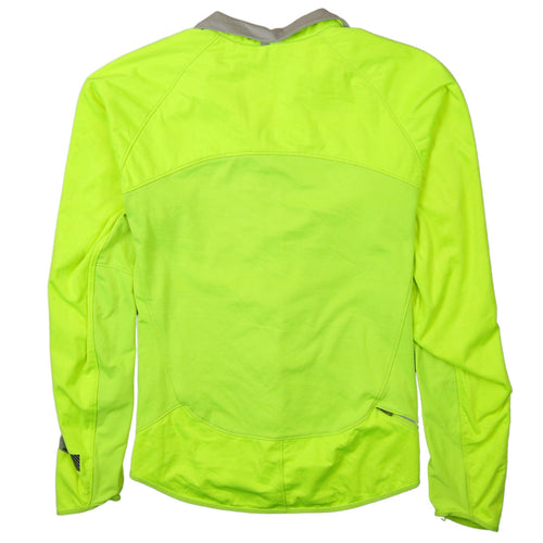 Nike Women's Yellow Dri-FIT Windbreaker Jacket L Reflective Lightweight