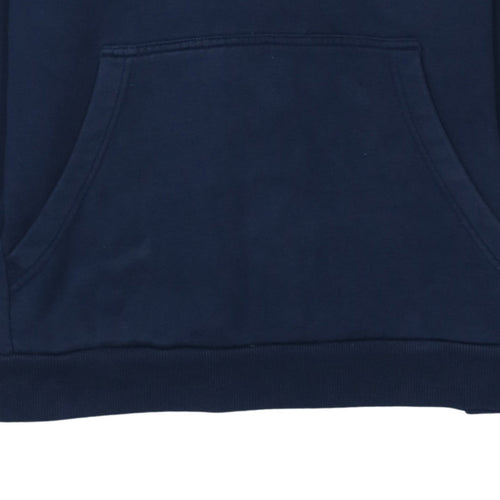 Adidas Boys Navy Blue Pullover Hoodie 15-16 Years Performance Essentials