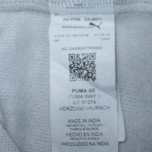 Puma Men's Grey Pullover Hoodie Size S Regular Fit Sportswear