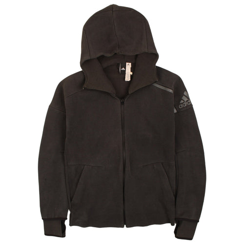 Adidas Men's Black Full Zip Hoodie Size S Sportswear