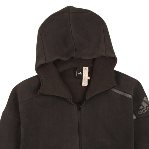 Adidas Men's Black Full Zip Hoodie Size S Sportswear