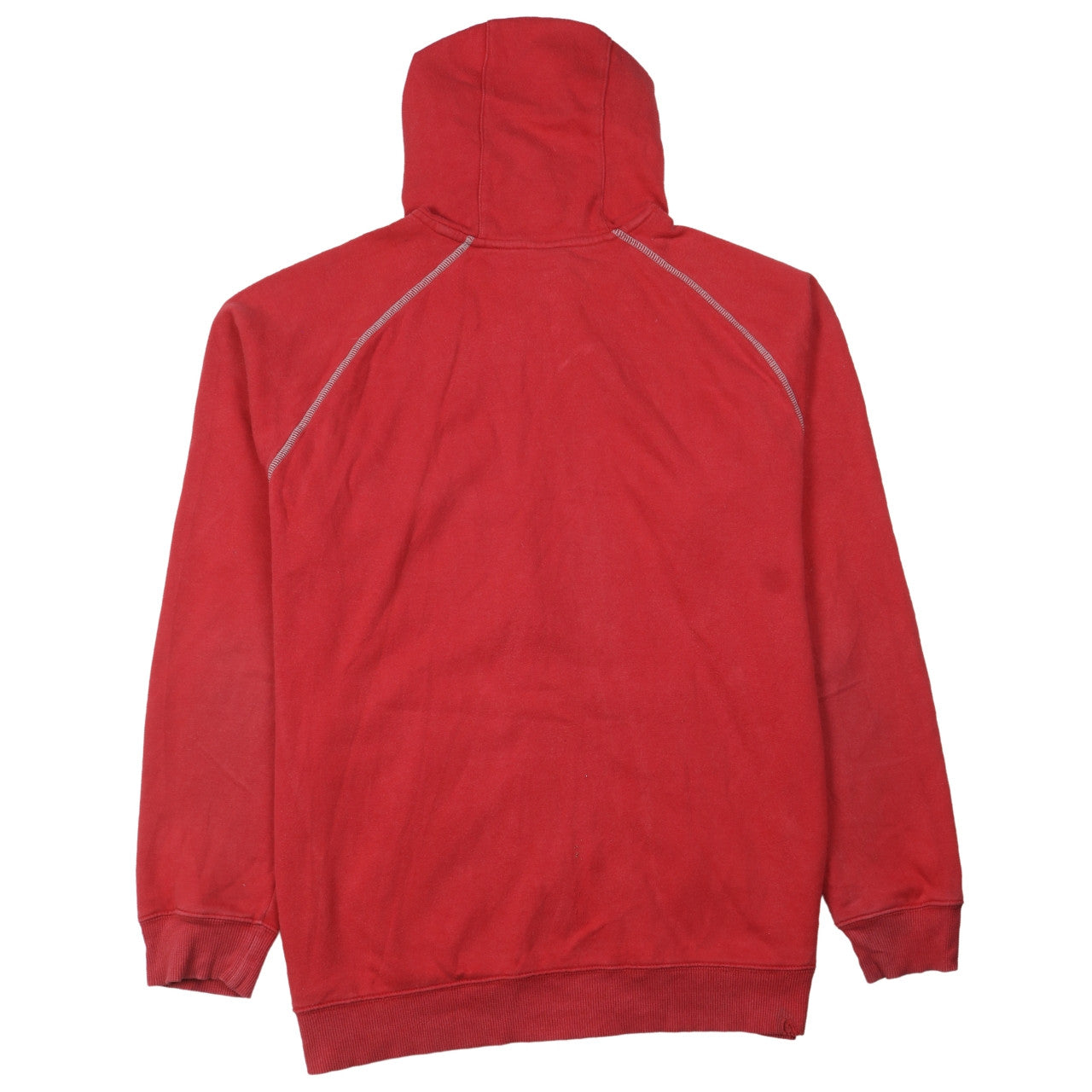 Under Armour Men's Red Full Zip Hoodie Medium WRU Rugby Fleece