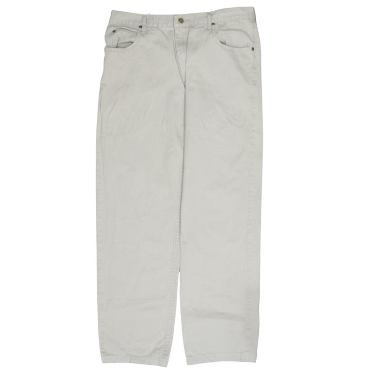 Lee Men's Beige Cotton Chino Trousers 36x34 Regular Fit