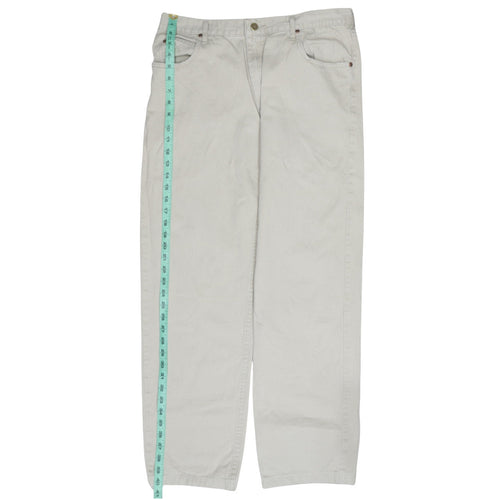 Lee Men's Beige Cotton Chino Trousers 36x34 Regular Fit