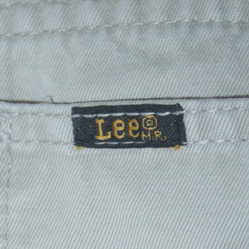 Lee Men's Beige Cotton Chino Trousers 36x34 Regular Fit