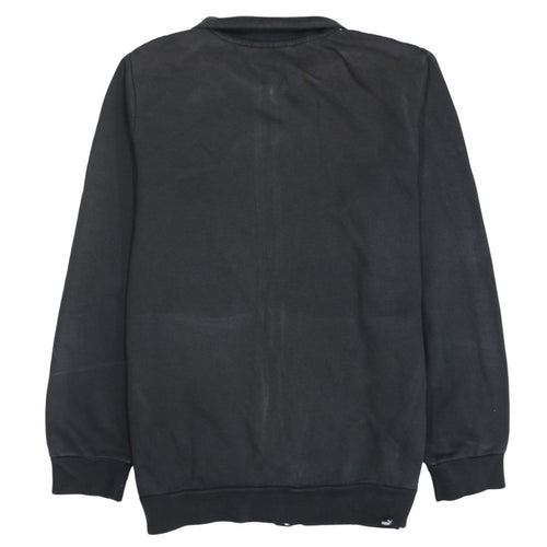 Puma Men's Black Small Full Zip Track Sweatshirt Jacket