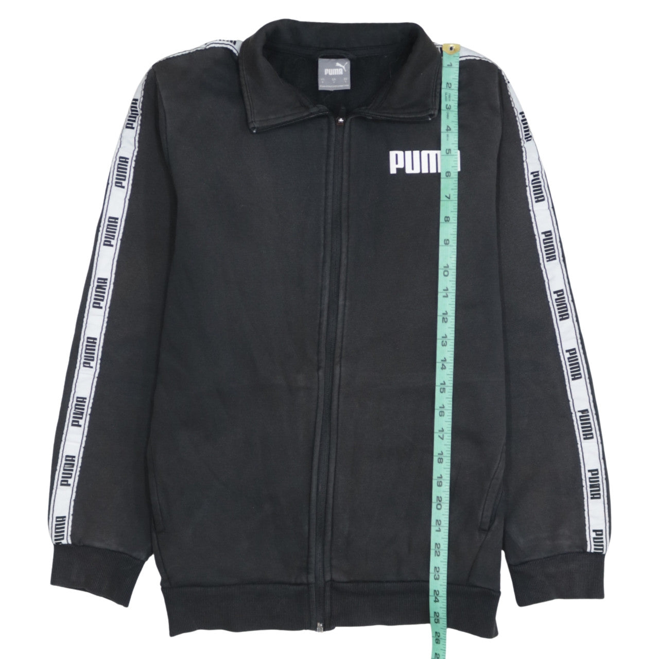Puma Men's Black Small Full Zip Track Sweatshirt Jacket