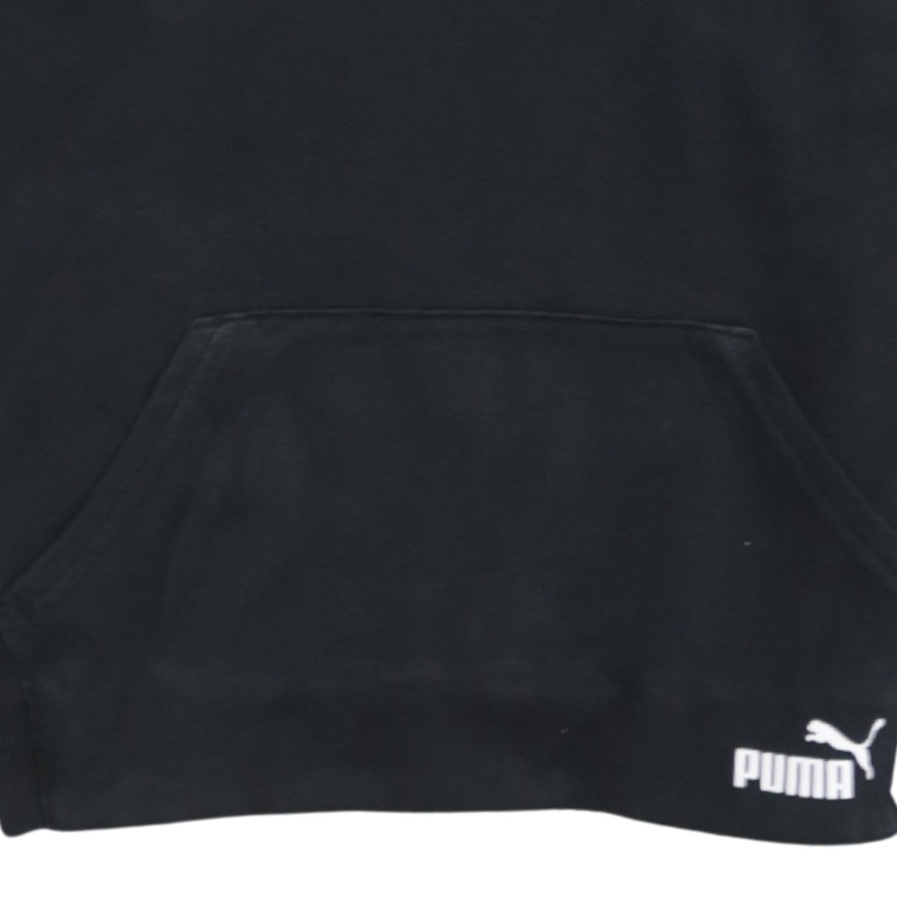 Puma Boys White and Black Pullover Hoodie Size 13-14 Years Colourblock