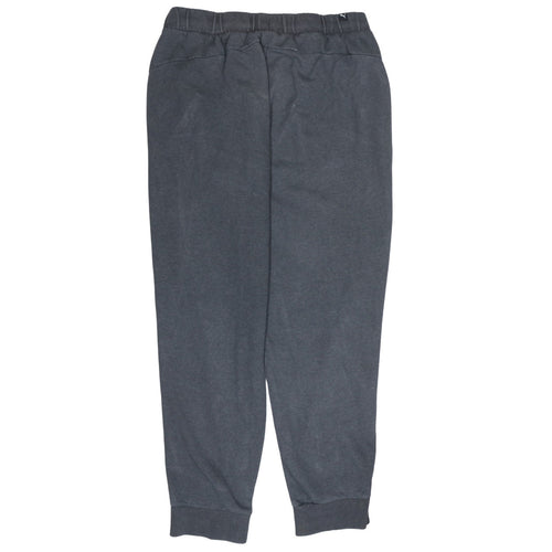 Puma Men's Grey Jogger Sweatpants L Fleece Activewear Tapered Fit