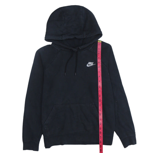 Nike Men's Black Pullover Hoodie Small Fleece Logo Sportswear