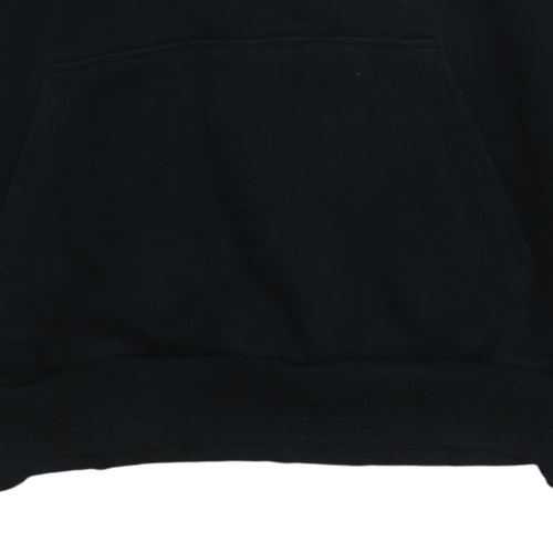 Nike Men's Black Pullover Hoodie Small Fleece Logo Sportswear