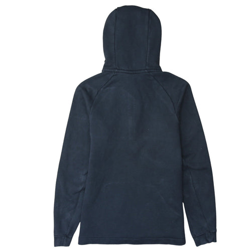 Nike Men's Black Small 1/2 Zip Hoodie Cotton Blend Fleece