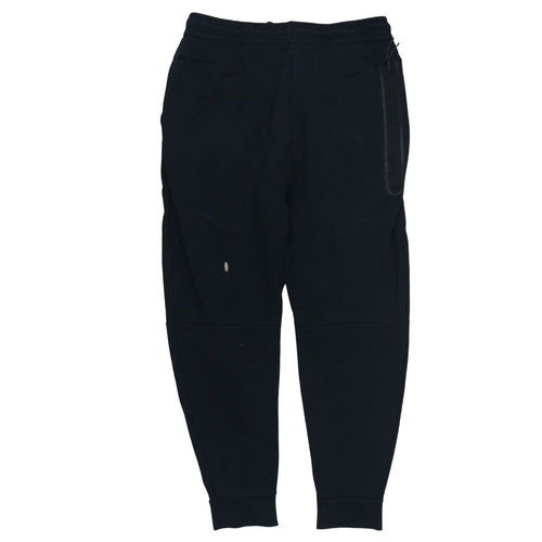 Nike Men’s Black Jogger Trousers Size M Cotton Blend Tapered Fit