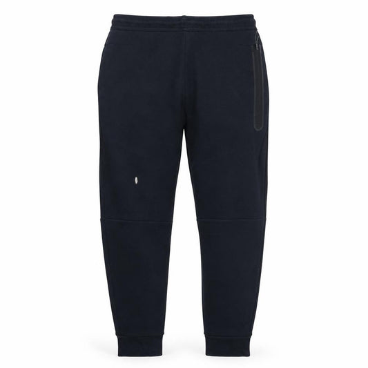 Front view of Nike Men’s Black Jogger Trousers, size M, Cotton Blend Tapered Fit