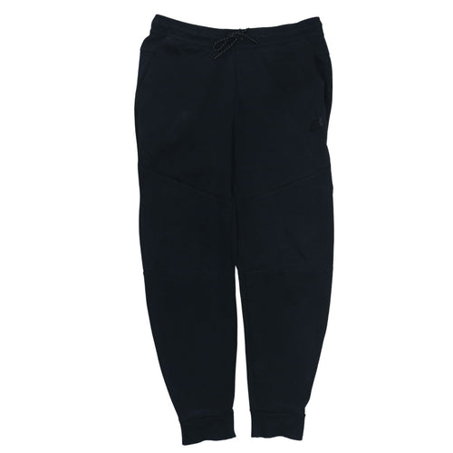 Nike Men’s Black Jogger Trousers Size M Cotton Blend Tapered Fit