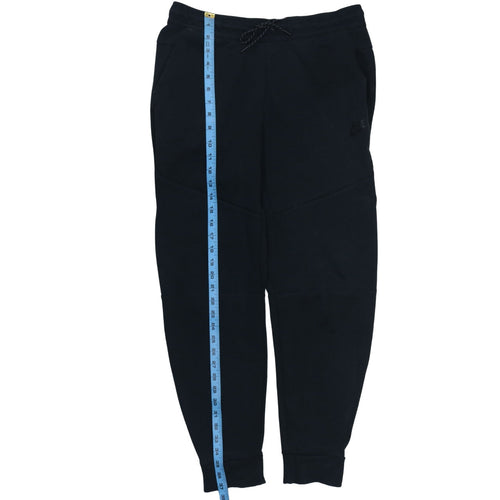 Nike Men’s Black Jogger Trousers Size M Cotton Blend Tapered Fit