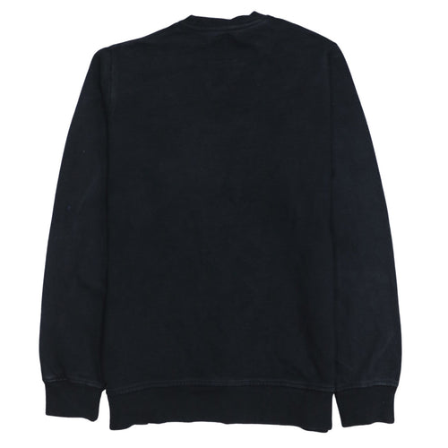 Dickies Men's Black Small Pullover Sweatshirt Crew Neck Logo