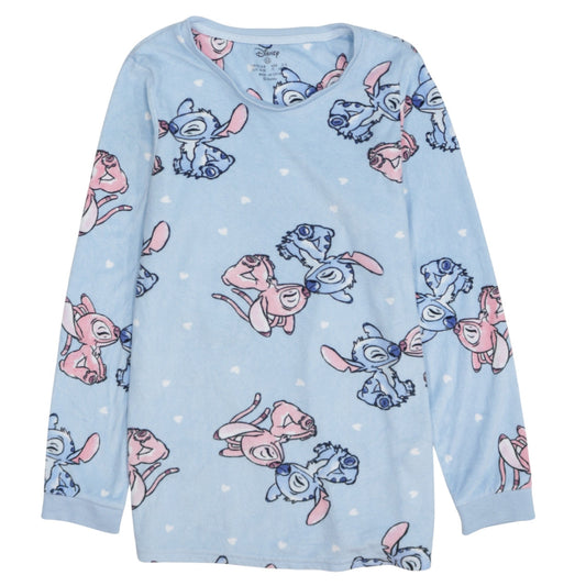 Primark Disney Women’s Blue Stitch Fleece Nightshirt XS