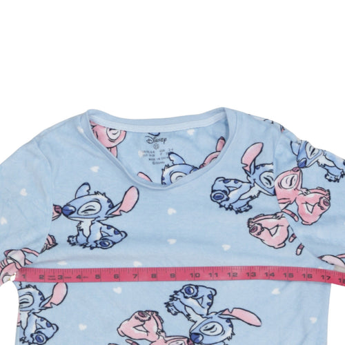 Primark Disney Women’s Blue Stitch Fleece Nightshirt XS