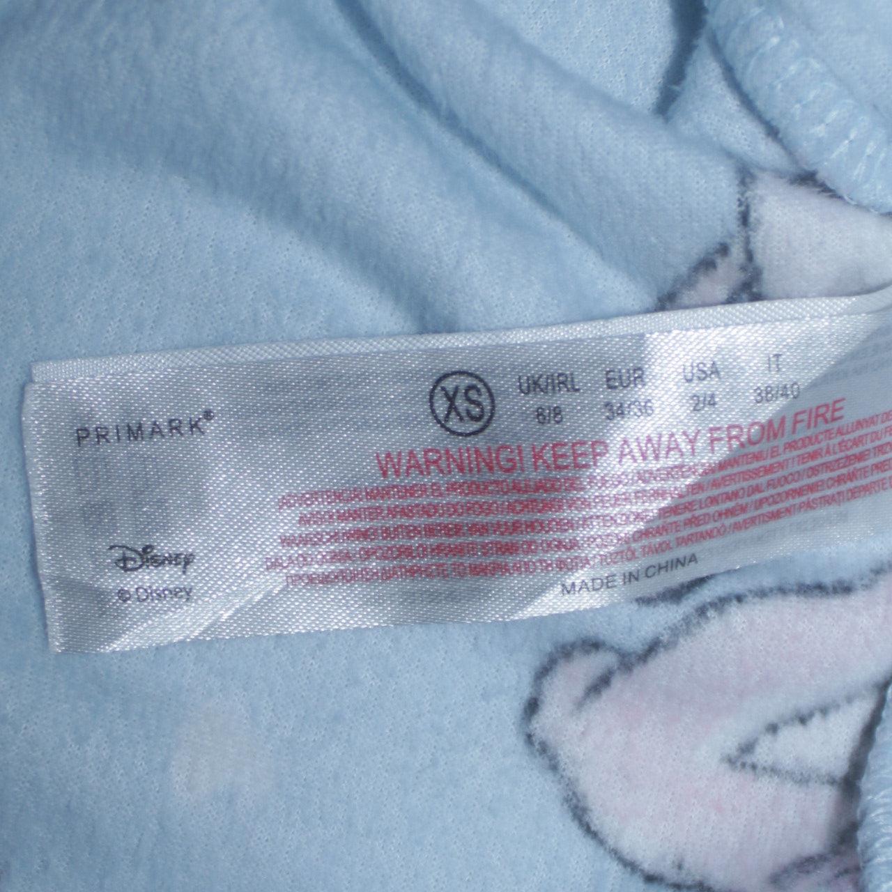 Primark Disney Women’s Blue Stitch Fleece Nightshirt XS