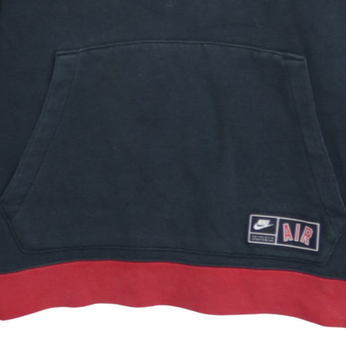 Nike Boys Black Red Pullover Hoodie XL 13-15 Years Hooded Sweatshirt