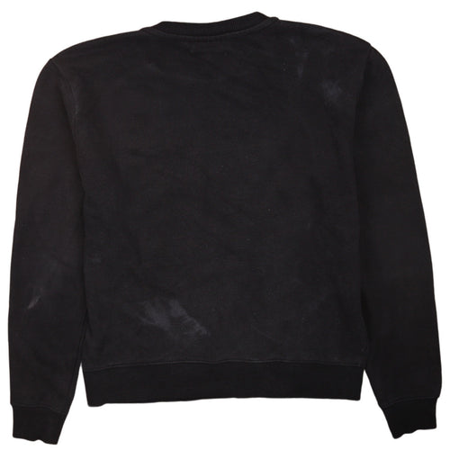 FILA Men's Black XS Pullover Sweatshirt Crew Neck Logo Fleece