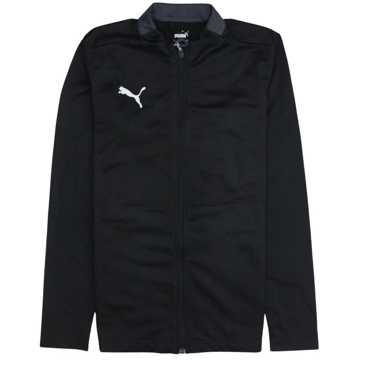 Puma Men's Black Small Full Zip Sweatshirt Track Jacket