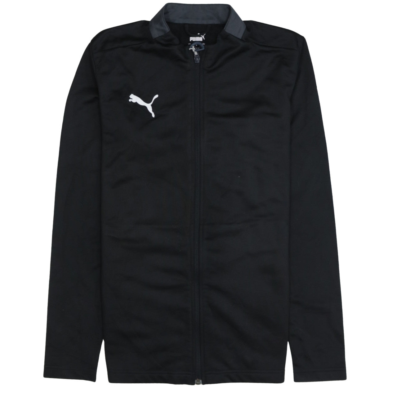 Puma Men's Black Small Full Zip Sweatshirt Track Jacket