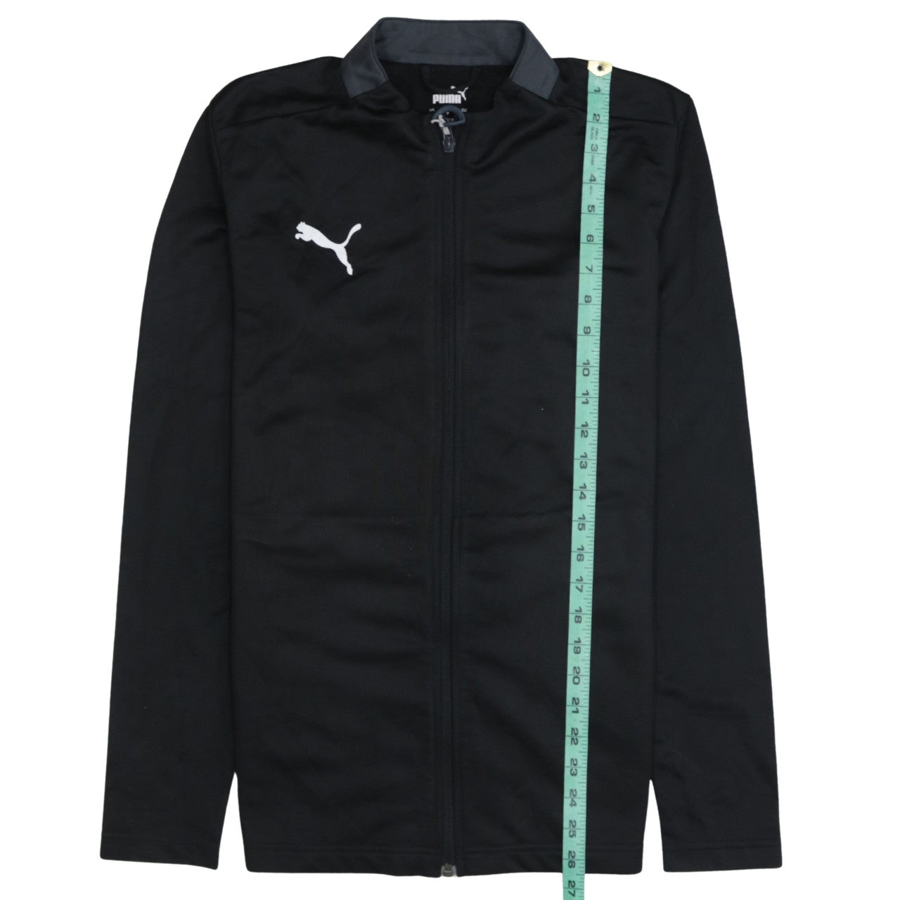 Puma Men's Black Small Full Zip Sweatshirt Track Jacket